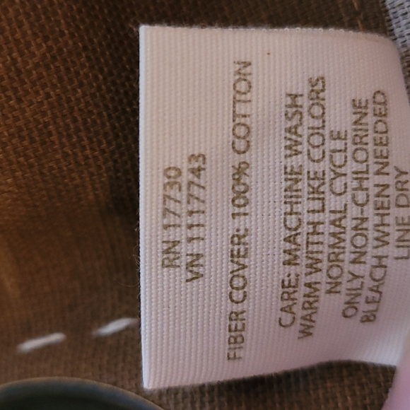 Circo Boy's curtains, 54'x84', brown w/ Kelly green, baby blue & beige stripes - Picture 6 of 7